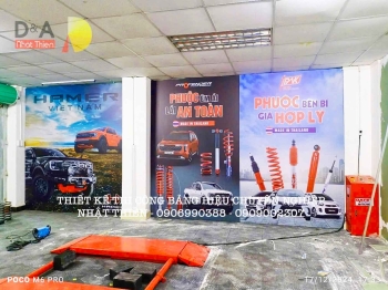 Bảng khung sắt căng bạt